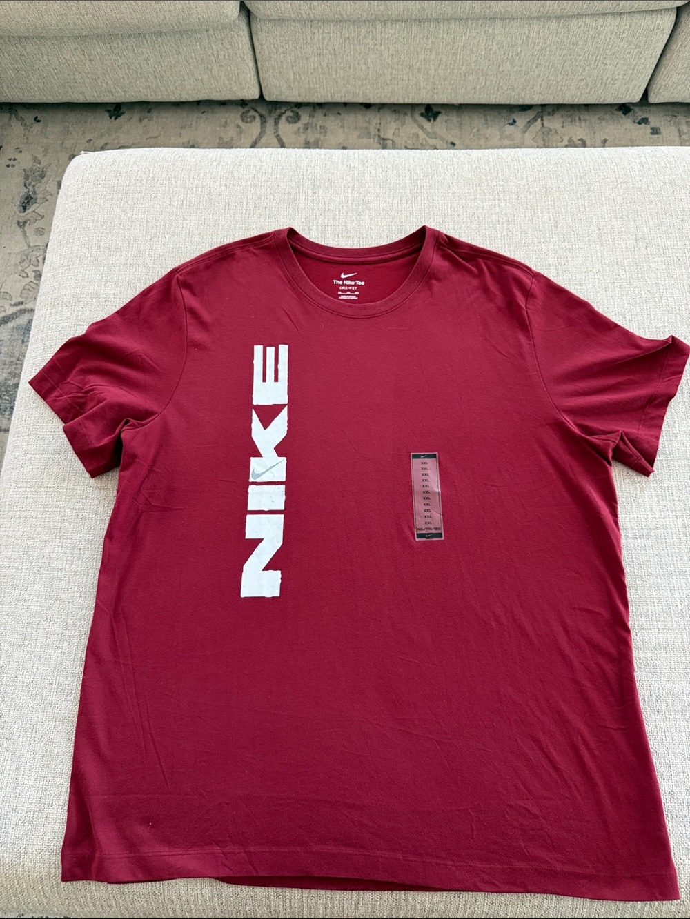 Nike Men’s Burgundy Short-Sleeve Logo Tee